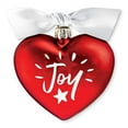 thumbnail image 2 of Lighthouse Christian Products 138268 Joy Heart of Christmas II Glass Ornament, 2 of 3