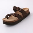 thumbnail image 1 of Comwarm Fashion Mules And Clogs For Women Men Slip-on Cork Footbed Slippers Summer Beach Sandals With Arch Support Comfort Slide, 1 of 7