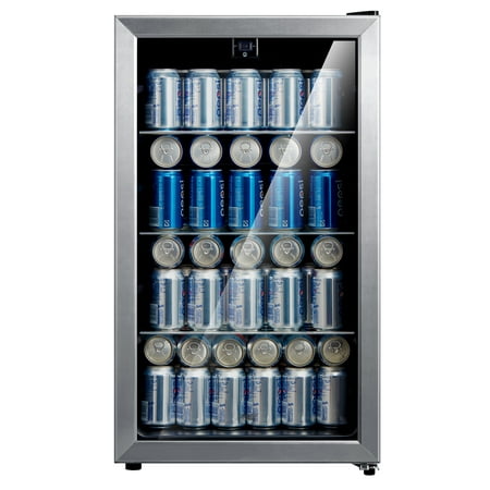Arctic King 115 Can Beverage Fridge  Stainless Steel look Frame