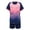 Navy Blue, variant on Kids Boys Football Jersey Uniform 2 Piece Tracksuit Quick Dry T-Shirts Top with Shorts Set Fluorescent Green 13-14