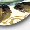 thumbnail image 2 of Designart 'Victorias Cream Flower' Farmhouse Metal Circle Wall Art, 2 of 3