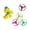 A002- Yellow, variant on Cat Flying Spinner Launcher Toy Set - 1 Launcher with 3 Light-Up & Non-Light-Up Spinning Blades, Green - Interactive Outdoor Indoor Play for Kittens, Pets