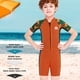 thumbnail image 2 of Naiovety Trajes de neopreno para niños de 2,5 MM, traje de buceo grueso, traje de baño, deportes transpirables, pieles de buceo para buceo, esnórquel, Deportes acuáticos naranja XXL Naiovety OD003671-10, 2 of 6