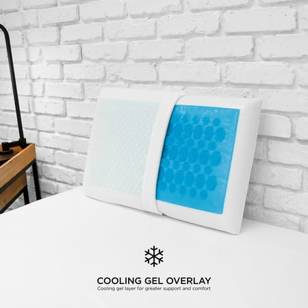 SensorPEDIC Cooling Gel Overlay Bed Pillow