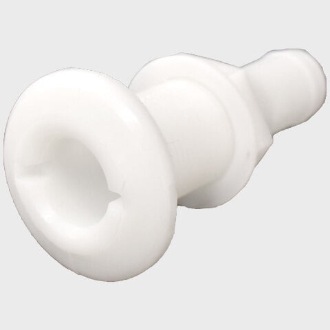 Perko Boat Thru Hull Fitting 0328DP5 | 3/4 Inch White Plastic