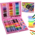 thumbnail image 1 of Hukapapa Suministros de Arte, Paquete de 150 Juegos de Arte, Juegos de Dibujo, Kits de Arte de Pintura, Suministros de Arte para niñas, Caja de Arte de Regalo Creativo para niños, niñas, niños y, 1 of 7