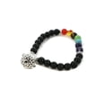thumbnail image 2 of 7 Chakra Essential Oil Diffuser Bracelet- Black Onyx Stone, 2 of 3