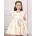 thumbnail image 3 of IDOPIP Flower Girl Butterfly Bow Tutu Dress for Kids Baby Princess Wedding Party Dresses, 3 of 7