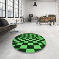thumbnail image 3 of Ahgly Company Indoor Rectangle Patterned Dark Forest Green Area Rugs, 4' x 6', 3 of 6