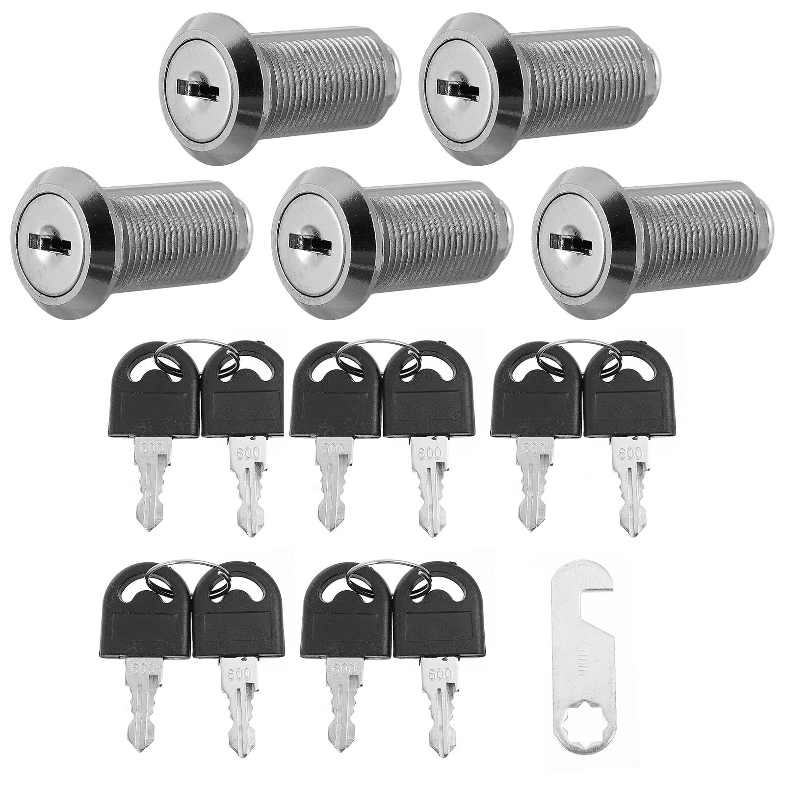 NUOLUX 5pcs Security Mailbox Locks Letter Box Locks Cupboard Lock