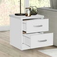 thumbnail image 7 of Home Bedroom Indoor Cindy Faux Wood 2 Drawer Nightstand - White, 7 of 7