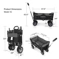 thumbnail image 2 of WonderFold Wagons S1-Black Basic Outdoor Folding Wagon, Black, 2 of 6