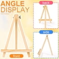 thumbnail image 4 of 4 Pack 9 Inch Wooden Easel for Painting Canvas, Art,Tripod,Painting Party Easel, Kids Student Desktop Easel for Painting, 4 of 7