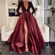 thumbnail image 1 of Vestido largo sexy de lentejuelas de pie independiente para mujer, vestido de noche para banquete, 1 of 5