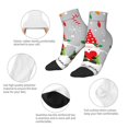 thumbnail image 5 of Naloa Merry Christmas Gnome1 Ankle Socks for Women Non Slip Socks No Show Socks Classic Low Cut Casual Socks Casual Socks, 5 of 7