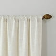 thumbnail image 3 of Home Soft Things Dodoma Linen Blended Curtain Set 2 Panels with 2 tiebacks - Beige - 38" x 84", 3 of 5