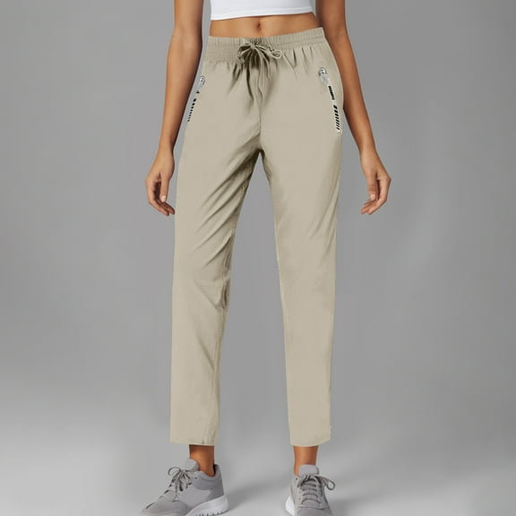 Xysaqa Women's Sweatpants Plus Size Casual Jogger Running Pants for Women Lightweight Loose Fits Comfy Drawstring Lounge Travel Work Pant with Zip Pockets 3X 4X 5X Clearance