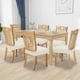 thumbnail image 2 of Juego de Fundas Impermeables para Asientos de Silla de Comedor, 8 piezas, Color Marfil, 2 of 7