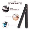 thumbnail image 3 of Bamboohart 10pcs Nail Files For Natural Nails 100/180 Grit Nail Files Bulk Flowery Nail File Curved Nail File, 3 of 7