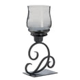 thumbnail image 1 of 7.25 x 4.25 x 13.5 in. Smoked Glass Cursive Candle Stand, 1 of 1