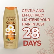 (4 pack) Grisi Manzanilla Gold, Daily Shampoo with Chamomile, Lightens Protects All Hair Types, 13.5 fl oz