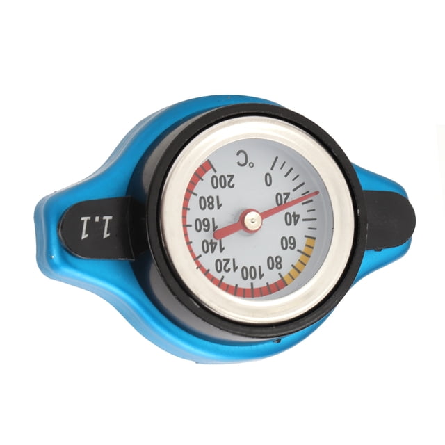 High Pressure Radiator , Aluminum Alloy Radiator With Temperature Gauge Pressure Adjustment Leakproof Universal For Car