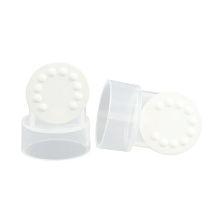 BelleMa 2 Valves and 2 Membranes Replacement Parts (Compatible for Melon Double Electric Breast Pump), PDA Approved, BPA Free