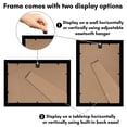 thumbnail image 7 of Americanflat 8x12 Picture Frame with Shatter-Resistant Glass 2 Pack Signature Collection Gallery Style - Black, 7 of 7