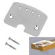 thumbnail image 4 of Parte De Guitarra Fácil De Instalar De 4 Cuerdas, Cordal De Guitarra, Para Guitarra Eléctrica Doméstica Amonsee Guitar Tailpiece, 4 of 8
