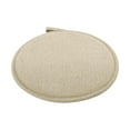 thumbnail image 4 of Cojín circular Gloria para silla antideslizante para El suelo taburete asiento para yoga interior exterior comedor jardín Caqui, 4 of 9
