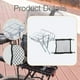 thumbnail image 5 of Portaequipajes delantero para bicicleta, de aleación de aluminio, fácil de instalar, cesta portabicicletas grande Versión corta plateada, 5 of 7