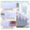 thumbnail image 6 of Mesh Laundry Bags for Delicates, 5 PCS Hanging Honeycomb Laundry Bags with Sturdy Zipper for Home, 6 of 8