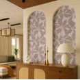 thumbnail image 6 of S4Sassy Peel & Stick Vinyl Wallpaper, Dotted Leaf Wallpaper Contact Paper Waterproof - Beige, 25"X 360", Removable Wall Covering For Home Decor In Bedrooms, Renter Spaces, Cabinets, 6 of 6