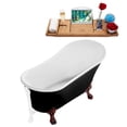thumbnail image 6 of 59" Streamline N344ORB-BL Clawfoot Tub and Tray With External Drain, 6 of 7