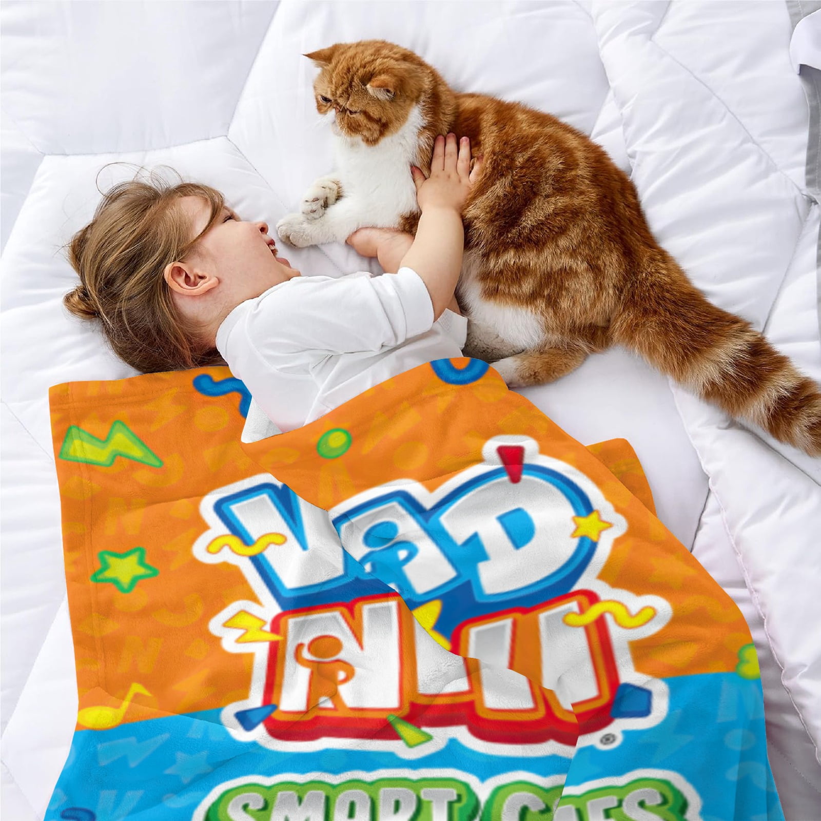 Vlad and Niki Throw Blanket Gifts for Fans Lover Girls Boys Women Present Hoodie Him Bed 30"x40"