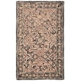 thumbnail image 2 of SAFAVIEH Trace Dulcibella Floral Bordered Wool Area Rug, Black/Red, 3' x 5', 2 of 9