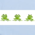 thumbnail image 2 of CafePress - 3 Frogs! Infant Creeper - Baby Light Bodysuit, Size Newborn - 24 Months, 2 of 4