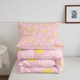 thumbnail image 5 of Manfei Tennis Sport Games Full Size Comforter Sets,Ball Theme Bedding Comforter Set For Girls,Rose Shade,Pink Reversible,3-Piece,1 Comforter and 2 Pillowcases, 5 of 8