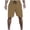 (NEW1)Khaki, variant on Thousandth Men's Casual Relaxed Pocket Drawstring Fashionable Breathable Elastic Waist Five Quarter Athletic Fitness Shorts
