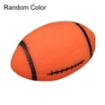 thumbnail image 2 of Fairnull Pet Puppy Chew Bite Rugby Ball Squeaker Squeaky Training Sound Toy Dog Gift, 2 of 7