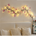 thumbnail image 5 of 2026 USB Butterfly Rattan Branch String Lights - Purple Indoor Ambient Lighting for Bedroom Wall Decoration, Cozy Fairy Lights (No Remote), 5 of 6