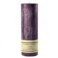 thumbnail image 2 of 1 Pc Textured 3x9 Lilac Pillar Candles 3 in. diameterx9.25 in. tall, 2 of 2