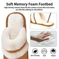 thumbnail image 4 of Ecetana Cozy Slippers for Women Indoor and Outdoor Fuzzy House Shoes with Memory Foam, 4 of 6