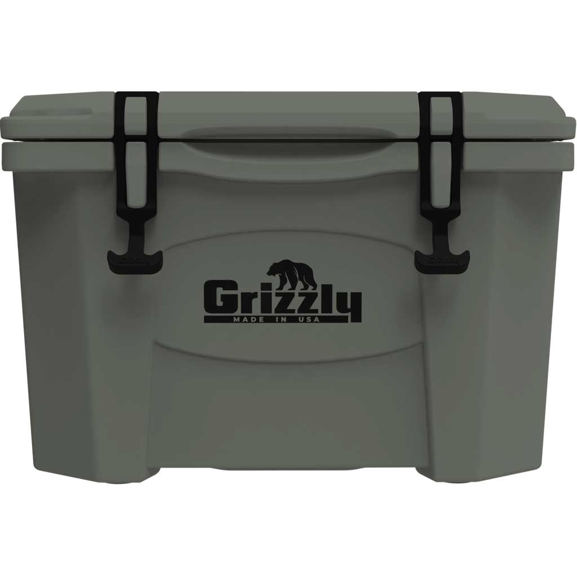 Grizzly 20 Cooler, 20 qt Ice Chest Durable Rotomolded Insulated, Made in USA, Warranty for Life, for Beach Boat Camping Fishing Hunting, G20, Lunar Green