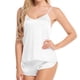 thumbnail image 3 of Sexy Women Pajamas Sets Sleepwear For Female Spaghetti Sleeveless Tops+Shorts Home Suit Summer Cami V-Neck Sleepwear Women, 3 of 4