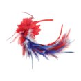 thumbnail image 4 of Unique Bargains 1 Pc Headband Three Colors Feathers Hair Accessories for Women Red White, 4 of 5