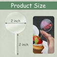 thumbnail image 2 of Blank Acrylic Cupcake Toppers, Round Cupcake Topper with Sticks, DIY Dessert Table Cupcake Signs, Suitable for Birthdays, Weddings, Christmas, Baby Showers Cake Decoration, 2 of 6
