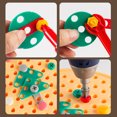 thumbnail image 2 of Tignapoo Creative Kids Toolbox Set with Electric Drill - DIY Building & Repair Toy for Early Brain Development, Problem-Solving Skills, and Fun Hands-On Play (Bear or Dog Design), 2 of 6