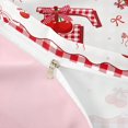 thumbnail image 4 of jejeloiu Cherry Bow Monogrammed F Twin Bedding For Girls,Cute Princess Bow tie Duvet Cover Set For Kids,Pink Reversible,2pcs(No Comforter), 4 of 6