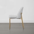 thumbnail image 2 of CHITA Modern Dining Chairs Set of 2 Metal Legs Dining Chair, Fabric in Cloud(Multi-colored), 2 of 9